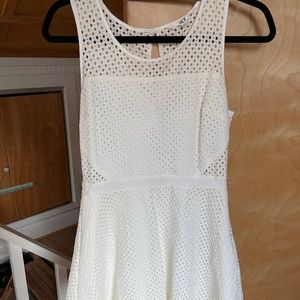 LIKE NEW JACK WHITE EYELET DRESS - SIZE 6